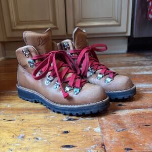 Danner Mountain LT Cascade Brown Leather Hiking Boots 31521 Women's Sz 6 EU 37.5